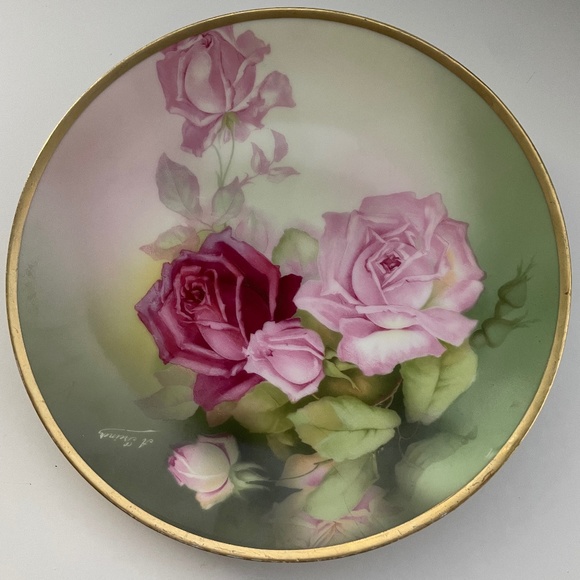 Hammersly Other - Vintage Bone China Rose plate